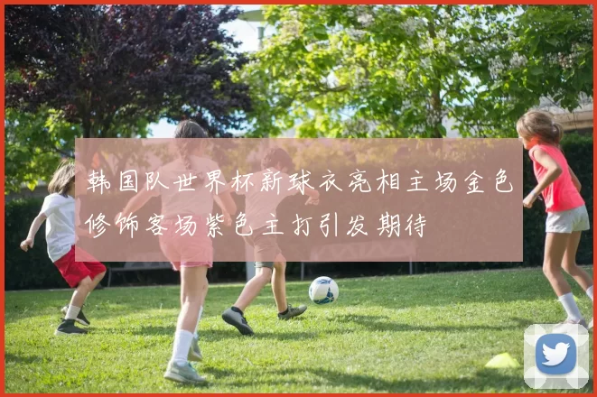 韩国队世界杯新球衣亮相主场金色修饰客场紫色主打引发期待